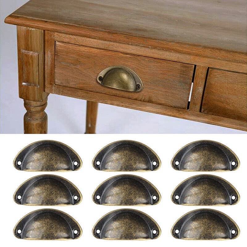 6-24X Cupboard Door Cabinet Cup Drawer Furniture Retro Antique Pull