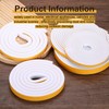 MECCANIXITY Weather Door Seal Strip Tape, Door Insulation Stripping Single