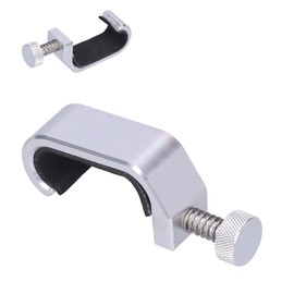 Ymiko Motorcycle Pannier Rack Hook, Bag Frame Hook, Step Step, Adjustable, Compatible with Piaggio Vespa GTS LX LXV (Silver)