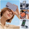 Miracase Magnético Iphone Funda Compatible Magsafe Cubierta Integrada Silicona Control