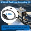 smseace 5/16 inch (8mm) Marine Boat Fuel Line Outboard Primer