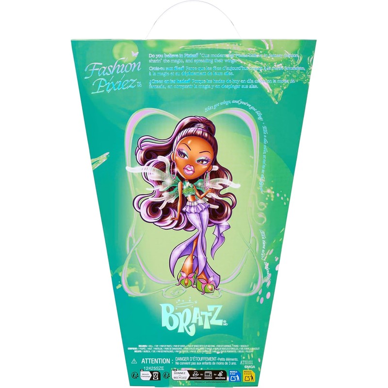 Bratz, Fashion Pixiez Reimagined Doll Sasha, Muñeca de Moda para