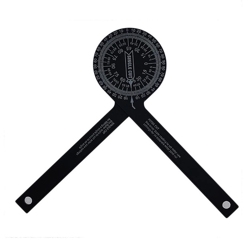 VOANZO Metal Protractor Bevel Gauge Carpenters Tool Angle Finder Tool