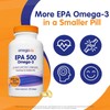 OmegaVia EPA 500, Purified Omega-3 Fish Oil Supplement, 500 mg
