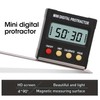 Bestgle Mini Angle Gauge Digital Angle Finder Protractor Magnetic Angle