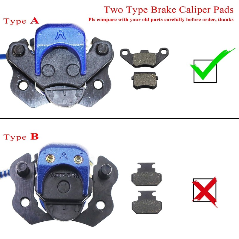 PRO BAT 110cc ATV Disc Brake Assembly with Master Cylinder