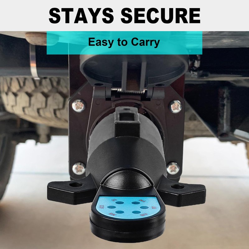 CXTM 7 Way Trailer Plug Tester, 7 Pin Trailer Light