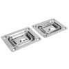 76 X 57mm 2PCS Flush Lift Pull Ring Handle 304