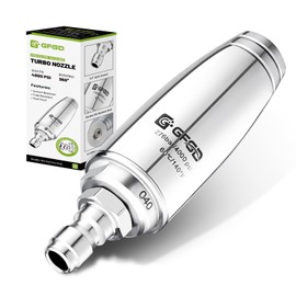 Stainless Steel Turbo Nozzle Pressure Washer 4000 PSI, 360° Rotating