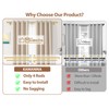 KAMANINA 1 Inch Double Curtain Rod 36 to 72 Inches