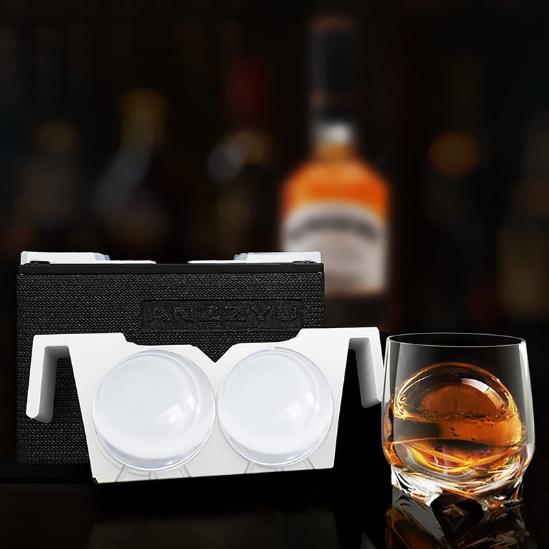 Super Big Size & Crisstyle Clear! ANZZYUU Transparent Ice Maker