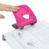 Rapesco 1527 X5-40ps 2-Hole Punch, 40 Sheet Punch Capacity, Fuchsia