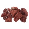 BESPORTBLE Aquarium Red Stone: 500g Fish Tank Volcanic Stones for