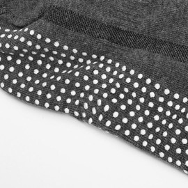 DERDOUT ladies Anti-slip Pilates Socks BLACK(2 Pairs),Ankle Socks for Barre Fitness, Ballet, Dance, Home Workout,Yoga.