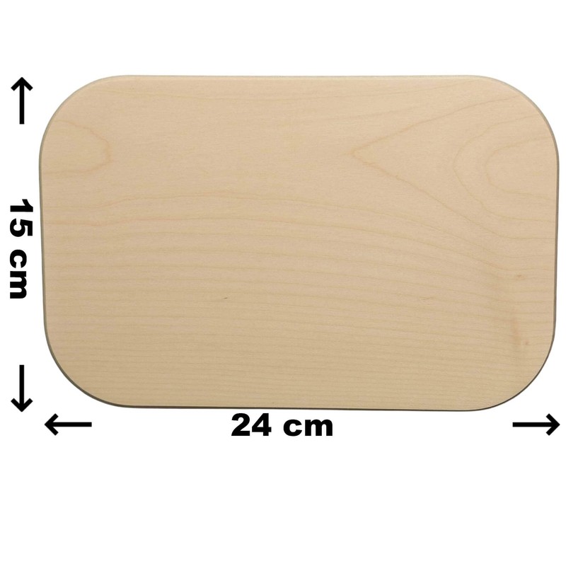 DEKOFANT Wooden Board Set of 4 23 x 15 x