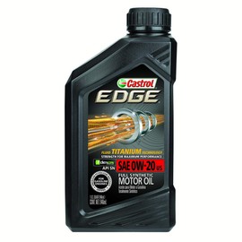 Castrol 15D3BF - Edge Fluid Titanium SAE 0W-20 Dexos1 Gen2 Full Synthetic Motor Oil, 1 Quart