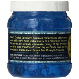 Fluker's Cricket Quencher Original Formula, Black, 8-Ounce