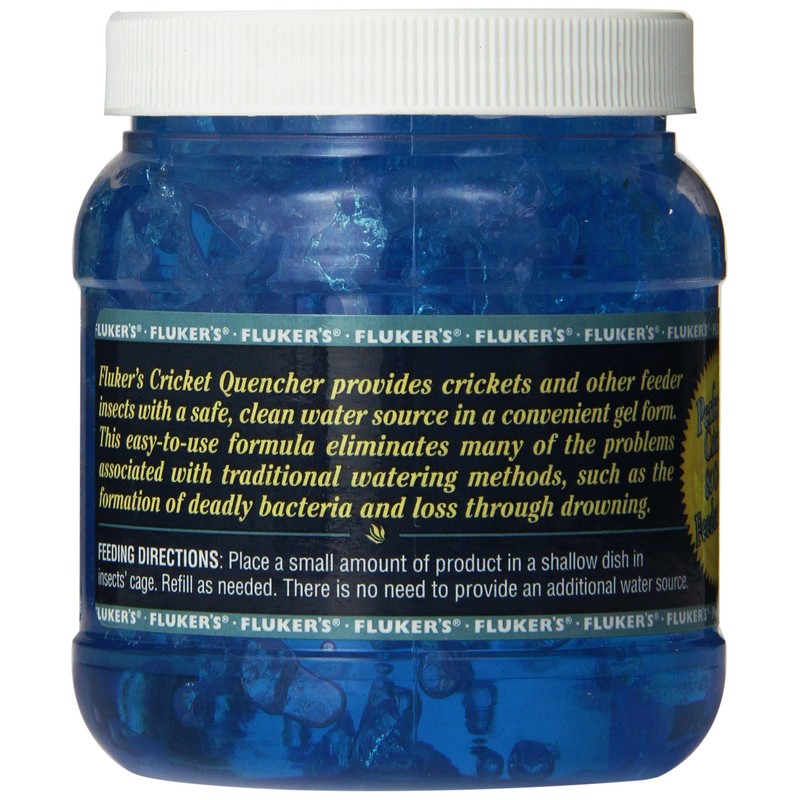 Fluker's Cricket Quencher Original Formula, Black, 8-Ounce