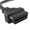 Alnicov OBD2 Adapter Cable 2x2 Pin to 16Pin Diagnostic Converter