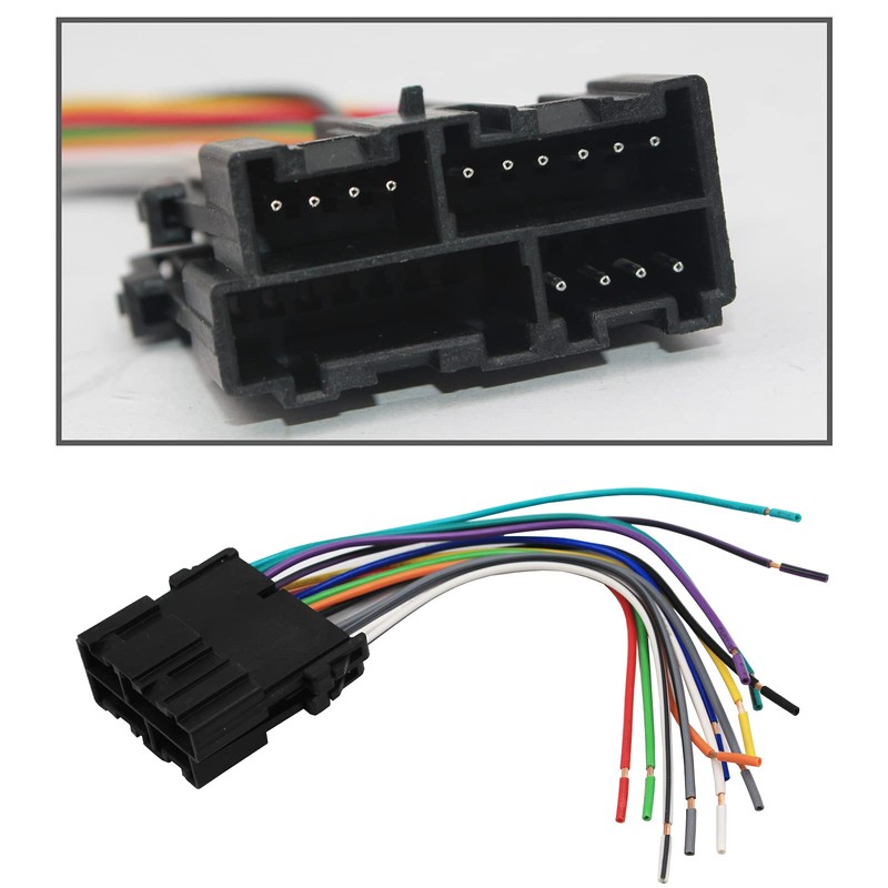 YHB Double DIN Dash Kit W/Wiring Harness & Antenna Adapter