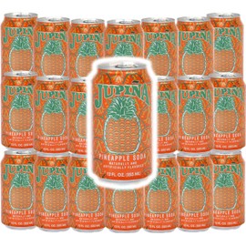 (22 Pack Bundle) of Jupina, Cuba's Favorite Beverage | One of the Sweetest, Bubbly, Refreshing Pineapple Cream Sodas You Want To Taste | This Soft Drink Bundle Pack Will Compliment Any Care Package | By Murai