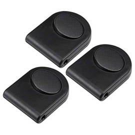 uxcell Inline Foot Pedal Push Lamp Switch, Step-on-button Lighting Foot Control ON/Off Footswitch Black 3 Pcs