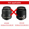 Lens Hood HB-69 and 52mm Lens Cap Compatible for Nikon