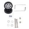 Ysyaxsyt Replacement Wear PU Caster Suitcase Replacement Wheels Luggage Wheels