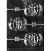 Life of the Party SANTA FACE LOLLY POP mold Chocolate Candy plaster soap molds christmas trees C36