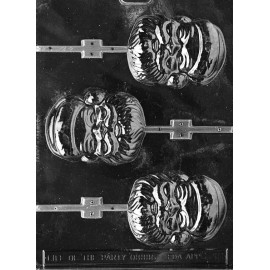 Life of the Party SANTA FACE LOLLY POP mold Chocolate Candy plaster soap molds christmas trees C36