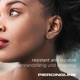 FILANGO 1 Pair of Surgical Steel Stud Earrings Leopard Choice of Colours and Sizes, Stainless Steel, No Gemstone