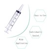 HaBeuniver 20ml Syringe, 3 Pack Large Plastic Syringe for Scientific