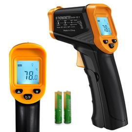 Digital Infrared Thermometer, Handheld Non-Contact Heat Laser Thermometer, Temperature Measuring Instrument for Cooking, BBQ, Pizza Oven¬†(Not for Human)