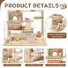 Wooden Hamster Cage Large, 16-Inch 3-Layer Acrylic Hamster Cage, Small
