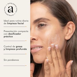 AVOROOTS  Espuma Facial Calm  Clean Foamer con Lavanda, Niacinamida y rbol de T  Limpiador Facial con Ingredientes Naturales Ideal para Piel Mixta y  