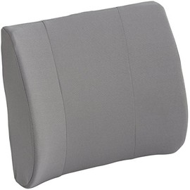 Therapist's Choice® Lumbar Seat Back Cushion W/Elastic Seat Positioning Strap (Gray)