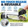 Reusable Mouse Trap for Home Pest Control – Self-Locking Plastic