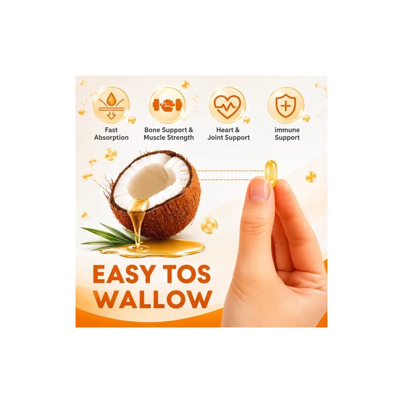 Toyocare Suplemento De Vitamina D3 Y K2 Mk-7, 150 Cápsulas