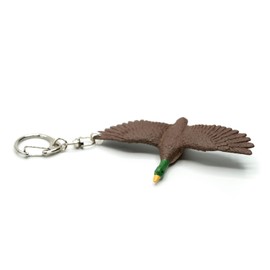 Miniblings Flugente Schlüsselanhänger Fliegende Ente Vogel See Teich - Handmade Modeschmuck | Anhänger Schlüsselring Schlüsselband Keyring