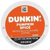Dunkin' Donuts Coffee, Pumpkin Spice Flavored Coffee, K Cup Pods