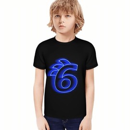 Nuovovoi Sonic Birthday Shirt for 4 5 6 7 14 Year Old Boy