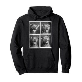 Vintage Funny Selfie Cutest Dog Face Pullover Hoodie