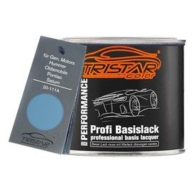 TRISTARcolor Autolack Dose spritzfertig für Gen. Motors/Hummer/Oldsmobile/Pontiac/Saturn 20-111A Light Montana Blue Metallic Basislack 0,5L