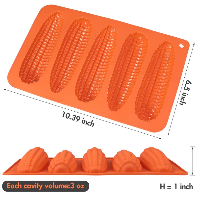 webake Juego de 2 moldes de silicona para pan de