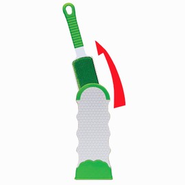 DIRECTV TV Direct Fuzzy Fur Lifter: Self-Cleaning Pet Fur & Lint Remover, Green