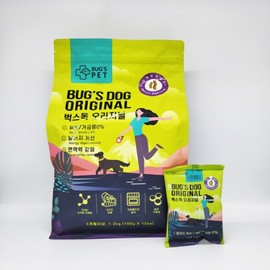 BugsDog Original 1.2kg + Samples (30g x 2) Gift / 벅스독 오리지널1.2kg+샘플(30gx2개 증정)