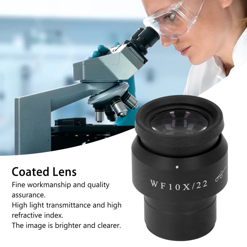 Microscope Eyepiece WF10X/22mm 30mm Interface Wide Angle High Eyepoint Eyepiece