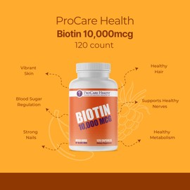 ProCare Health | Biotin | 10,000mcg | 120 Count