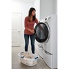Rubbermaid Laundry Basket XL Hip-Hugger Basket 2.1-Bushel White Laundry Storage/Bathroom/Bedroom/Home