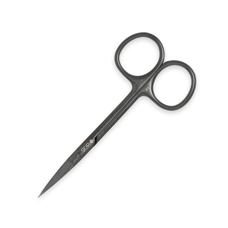 Grip Precision Scissor Matte Black - Professional Stainless Steel Beauty